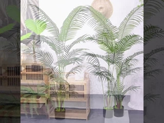 PONY 인공 바닥 팜 나무 실내 장식 냄비 물 없는 자연스러운 모습