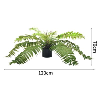 70cm Artificial Fern Tree Indoor Decor Living Room Evergreen Tropical Plant Custom Height