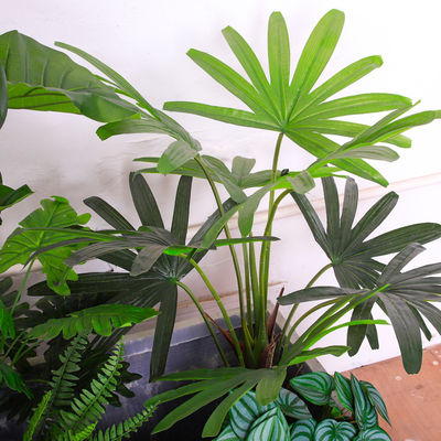 Simulation Artificial Potted Floor Plants Silk Tree Bedroom Decoration