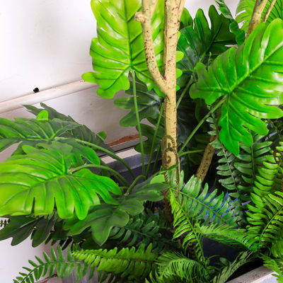 Simulation Artificial Potted Floor Plants Silk Tree Bedroom Decoration