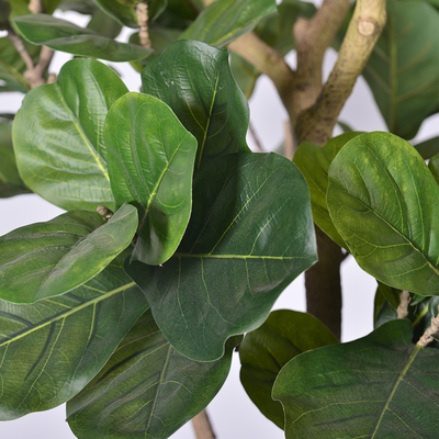 Multi-Stem 7ft Artificial Ficus Lyrata Faux Fiddle Leaf Fig Plant For Lobby Apartments hotel decolation