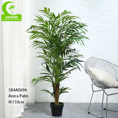 Potted Realistic 110cm Artificial Areca Palm Tree Floor Standing