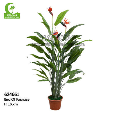 Hot Sale Artificial Bird Of Paradise Tree With Real Touch Leaves