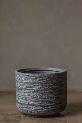 6inch Round Grey Plant Pots