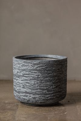 6inch Round Grey Plant Pots