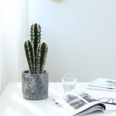 18cm All Season Artificial Potted Floor Plants Mini Bonsai Succulent Countertop Ornaments