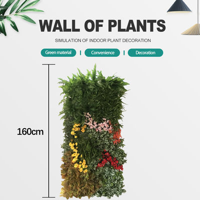 Bathroom Artificial Green Wall Small And Medium Size Plants Wall
