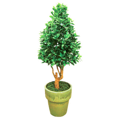 Fire Retardant Artificial Blessing Tree Landscaping Project Faux Plant Evergreen Custom