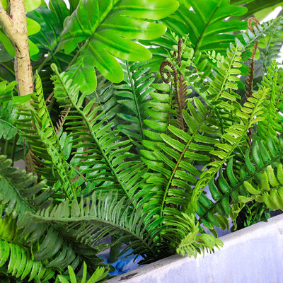 Simulation Artificial Potted Floor Plants Silk Tree Bedroom Decoration