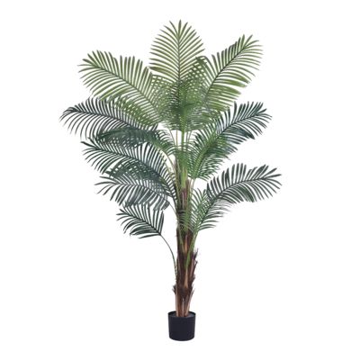6ft Artificial Indoor Green Plants Indoor Artificial Palm Most Realistic Areca Palm For Home Deco