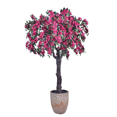 Artificial Plants Nearly Natural Artificial Bougainvillea pink Flowers Christmas Holiday Decoration Tree