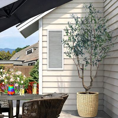 호텔 로비 및 고급 빌라 입구 장식을 위한 실제 나무 줄기를 가진 대형 인조 올리브 나무 - 7FT & 8FT 크기