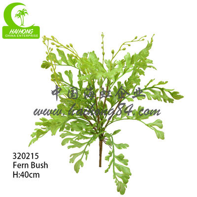 Anti Aging  Beautiful 40cm 16pcs Artificial Fern Leaf For Landcaping