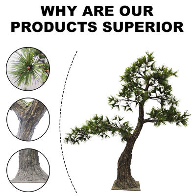 High Simulation Landscape Plastic Pine Tree 150cm Restaurant Ornaments