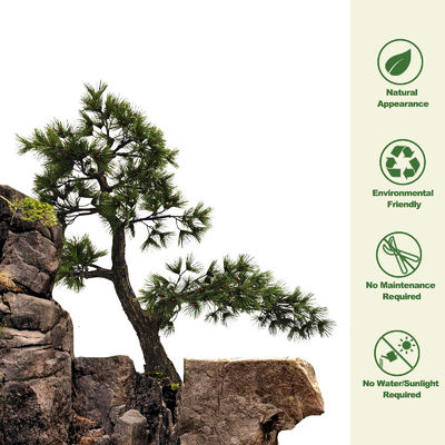 High Simulation Landscape Plastic Pine Tree 150cm Restaurant Ornaments